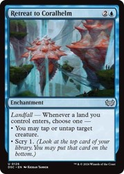 Retreat to Coralhelm - Commander: Duskmourn: House of Horror - Near Mint