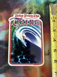 Rick Griffin Tales From The Tube Surfer Magazine Surfing surfboard OG STICKER