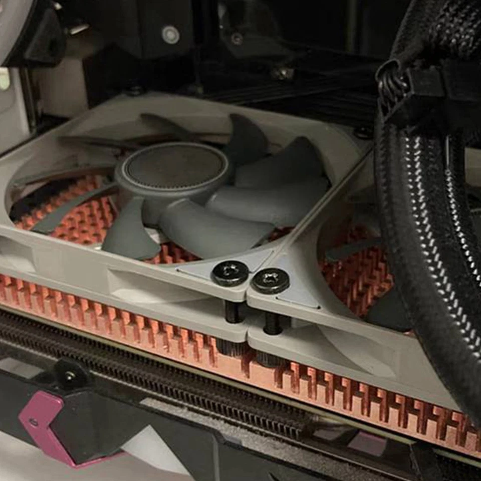 2X  3060 3080 3090 Backplane Pure Copper Heat Sink  Card Memory Auxiliary9462 - Image 2 of 4