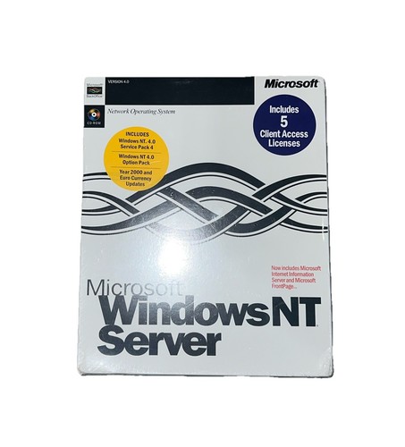 Microsoft Windows NT Server 4.0 Brand New Sealed - Picture 4 of 13