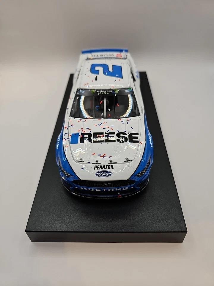 2019 #2 Brad Keselowski Reese Martinsville Win 1/24 Action NASCAR Diecast - Image 3 of 4