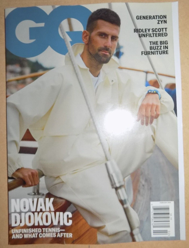 NOVAK DJOKOVIC  UNFINISHED TENNIS-AND WHAT COMES AFTER  GQ MAGAZINE