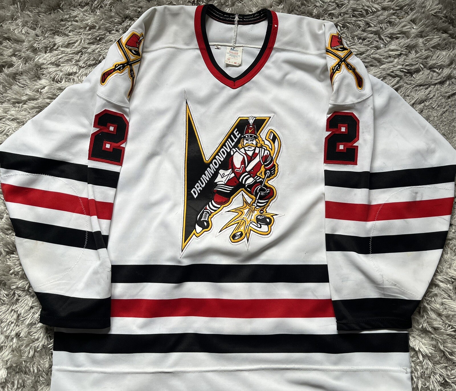 Game Worn Drummondville Voltigeurs Jersey QMJHL Vintage CCM eBay