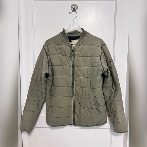 32 Bar Blues Green PERFECT WAY QUILTED KNIT JACKET Size M