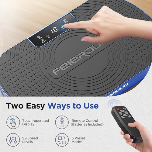Vibration Plate Exercise Machine for Lymphatic Drainage, Weight Loss & Wellness - Picture 38 of 56