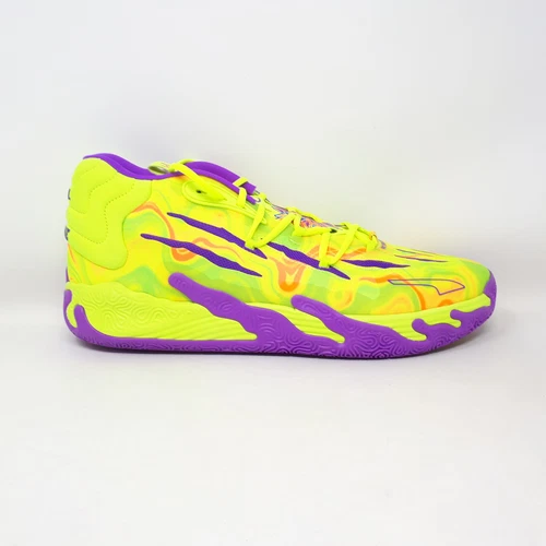 Puma LaMelo Ball MB.03 Spark Yellow Basketball Shoe Sneaker 379898 01 Mens 16 US