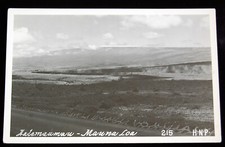 Vintage RPPC Postcard of HALEMAUMAU - MAUNA LOA, HAWAII #215 H-N-P