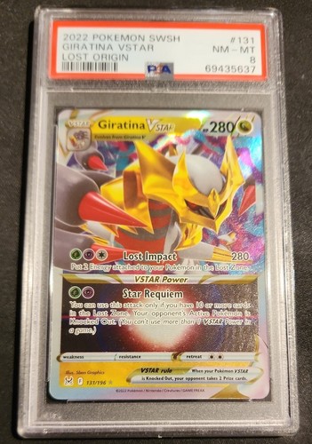 Giratina VSTAR graded PSA 8 for sale on eBay