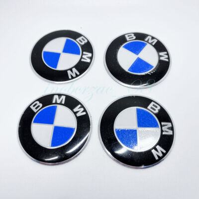 4 x 56mm Für BMW Auto Logo Nabenkappen Silikon Felgen Emblem Radkappen Aufkleber