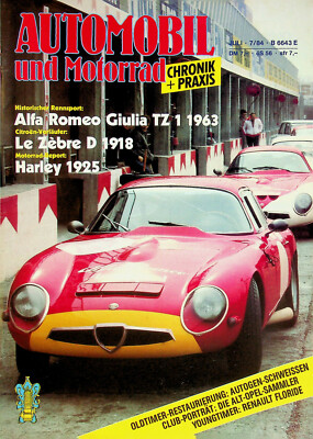 Automobil Chronik 07/1984 Aston Martin DB 2 Alfa Romeo Giulia Super Renault 