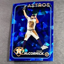 2024 Topps Chrome Sapphire #203 Chas McCormick BLUE SAPPHIRE 💎Astros