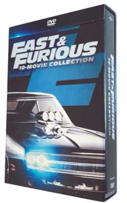 Fast & Furious 10-Movie Collection (DVD) New Region 1 Free Shipping