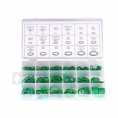 Yosoo Hnbr O-ring di gomma, 270 Pcs 18 Sizes O-ring Kit di riparazione (W0K)