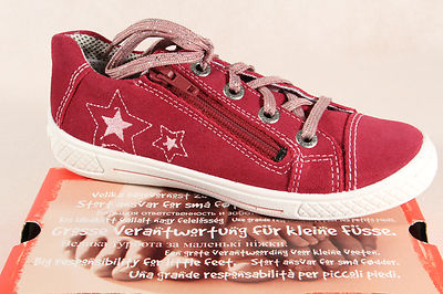 Superfit Slipper Halbschuhe Sneakes Leder fuchsia 08107