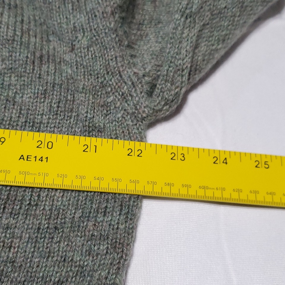 Pendleton Originals Sweater Large L Women's Green 100 Virgin Wool