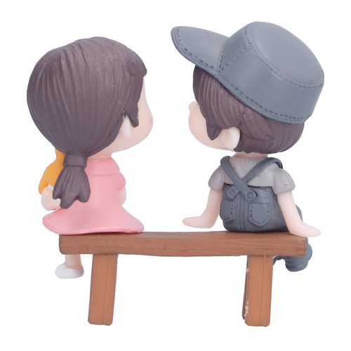 Cartoon Couple Ornaments Cute Lovers Gift Fairy Ornament Bedroom Decoration - Picture 10 of 12