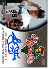 John Curtiss 2015 Cedar Rapids Kernels Signed Card