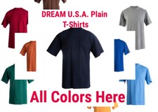 Dream USA T-Shirts T Shirt Plain