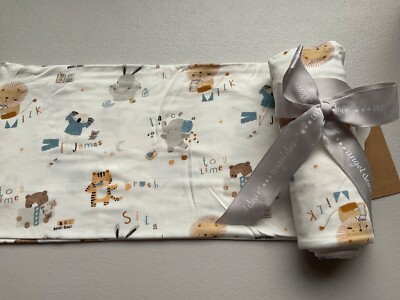 Angel Dear Baby Girl/Boy'' Little and Loved Viscose Swaddle Blanket 45'' x 45'' NEW