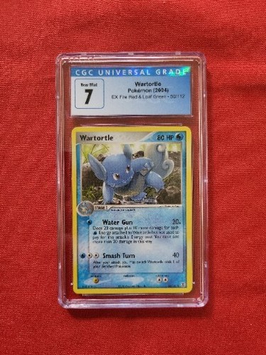 Wartortle graded CGC 7 for sale on eBay