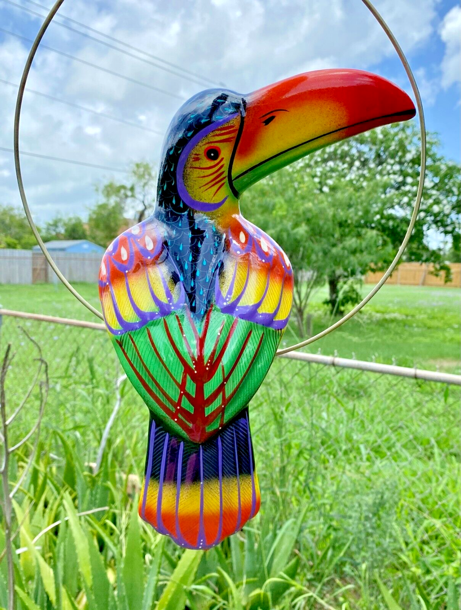 Talavera Bird Handmade & Painted Ceramic Mexican Pottery Hanging