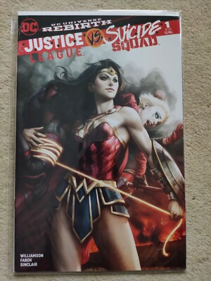 Justice League Vs Suicide Squad #1 Stanley Artgerm Lau - 2017 - DC Comics