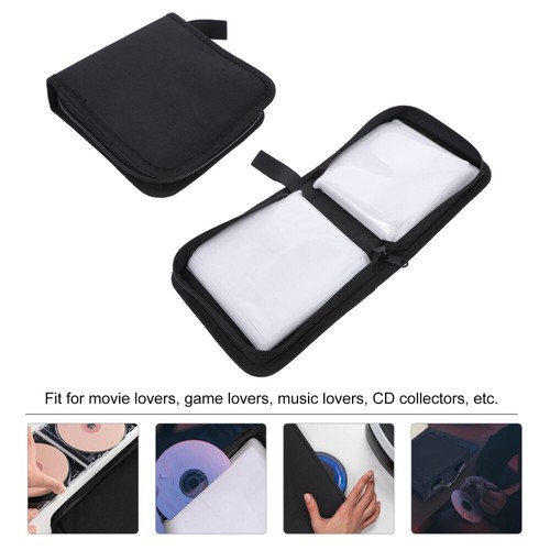 5 Pack CD-Tasche CD-Aufbewahrungsbehälter CD-Aufbewahrungstasche - Afbeelding 8 van 12