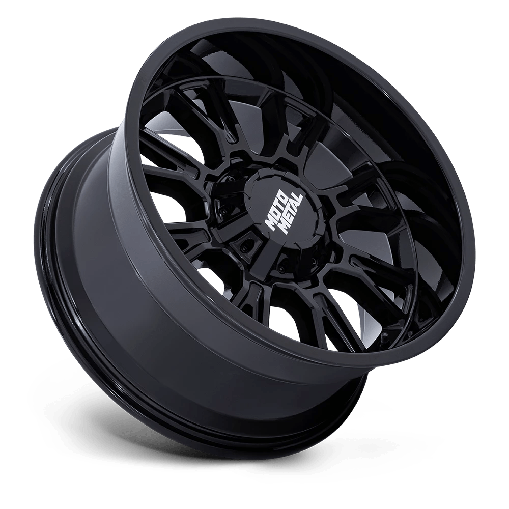 Moto Metal MO810 LEGACY 20X9 8X165.1 +20 GLOSS BLK Wheel Rim (QTY 1