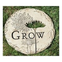 Roman Flower Cut-out Grow Decorative Garden Patio Stone 12-inch on sale Roman Flower Cut-out Grow Decorative Garden Patio Stone 12-inch on sale