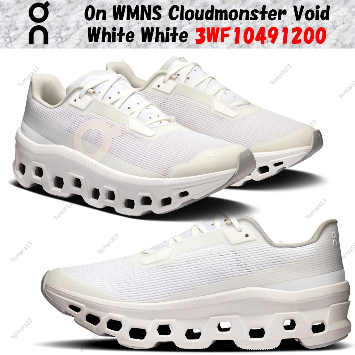 ★ EiDER★ Orgong v2 W1 White DMF23N58W1 On WMNS Cloudmonster Void White White 3WF10491200 Women's