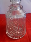 GLASS CRYSTAL DECANTER ETCHING DETAILS TOPPER flared, bell-shaped body — photo 7