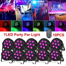 105W 7 LED Par Light DMX RGBW 4 IN 1 Stage Lighting Effect for DJ Disco Party
