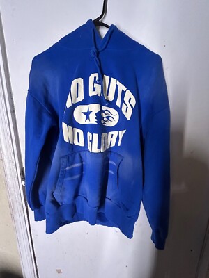 HELLSTAR NO GUTS NO GLORY HOODIE SIZE SMALL AUTHENTIC 