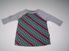 LuLaRoe Girls Shirt Sloan 3/4 Sleeve Multicolor Size 4 NWT