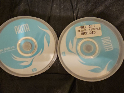 Brand New ARITA  10-pkx2 20-pk DVD+R DVD-R 4.7 GB