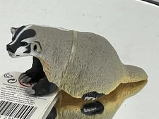 American Badger Wild Safari Ltd. Retired Animal Figure Made In  2010