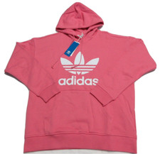 Adidas H33587 Originals Women's TRF Hoodie Rose Tone Pink Sweatshirts Size M