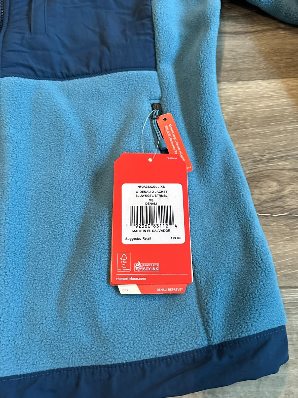 The North Face Womens Fleece Jacket Baby Blue Size XS eBay