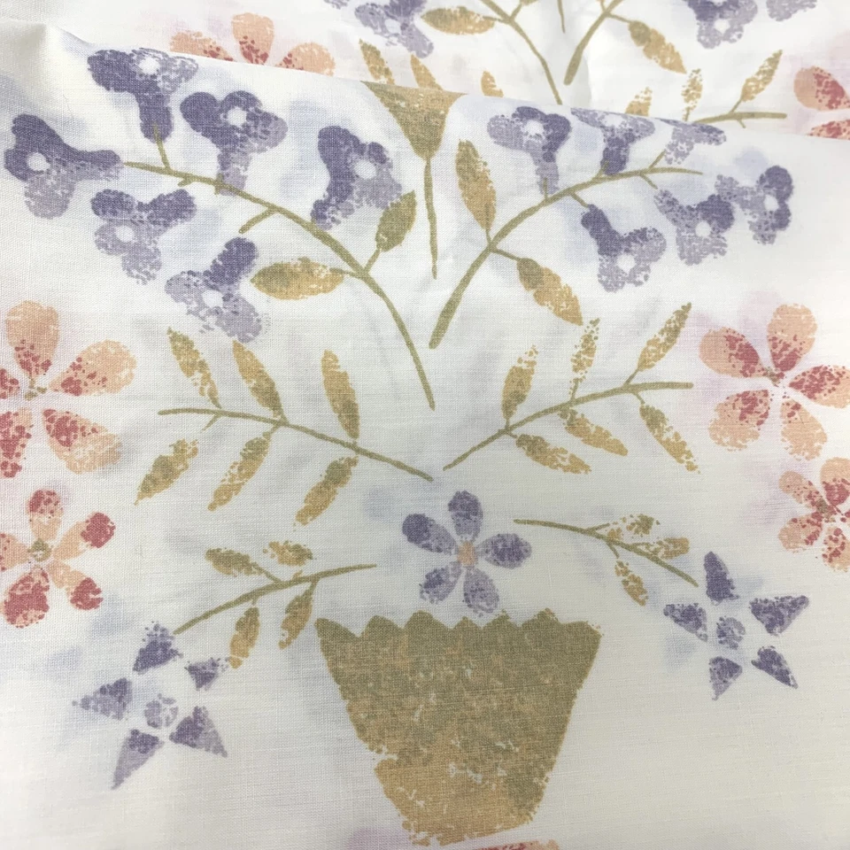 Vintage 1982 Stevens Museum of Folk Art Queen Flat Sheet + 2 Pillowcases Percale - Image 3 of 4