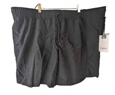 NEW Goodfellow Co Men's Black Swimming Short with Drawstring and Pockets XXL