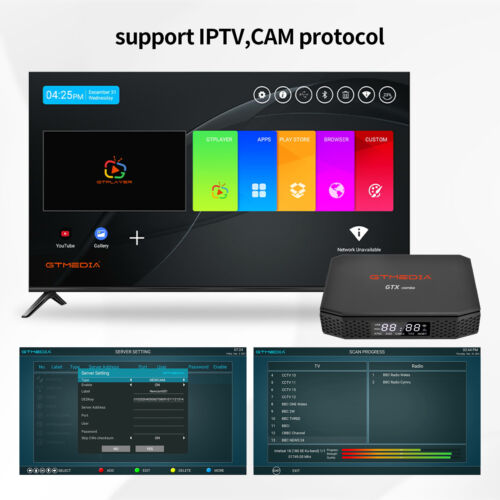 8K Android Smart HDTV Box DVB-S/S2/S2X/T/T2/C WIFI Netzwerk Mediastreamplayer - Bild 7 von 14