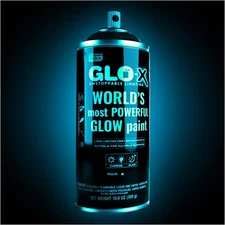 Blue Glow in the Dark Spray Paint (10.6 Oz) Clear Spray Paint That Glows Neon Bl