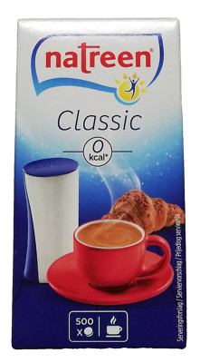 (204,38 /1kg) Natreen Classic Süßstoff Tischspender mit 500 Tabletten 32 g