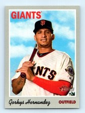 2019 Topps Heritage Gorkys Hernandez San Francisco Giants #58