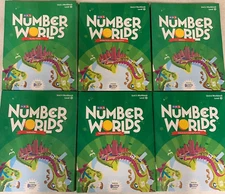 Number Worlds Level D Math Student Workbooks Units 1-6 (5 Each, 30 books) New