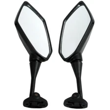 Black Left Right Side Rear View Mirrors For HYOSUNG GT125R GT250R GT650R GT650S