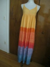 Anthropologie FEATURING THE ART WORK OFCARLA WEEKS Summer Rayon dresses