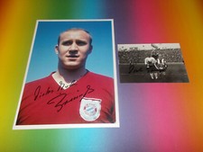 Dieter Brenninger FC Bayern Munich signed autograph 20x28 photo + postcard