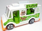 1983 HOT WHEELS ESPRESSO STOP WHITE 1:64 DIECAST 2 5/8" COFFEE TRUCK W/ GREEN
