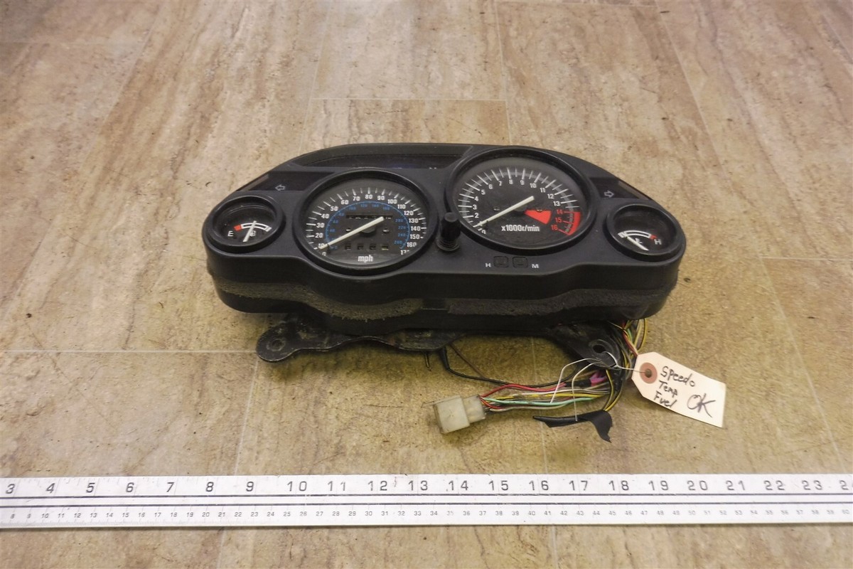 Kh★ 1999 Kawasaki ZX600 Ninja K153-1) fuel speed tach gauge